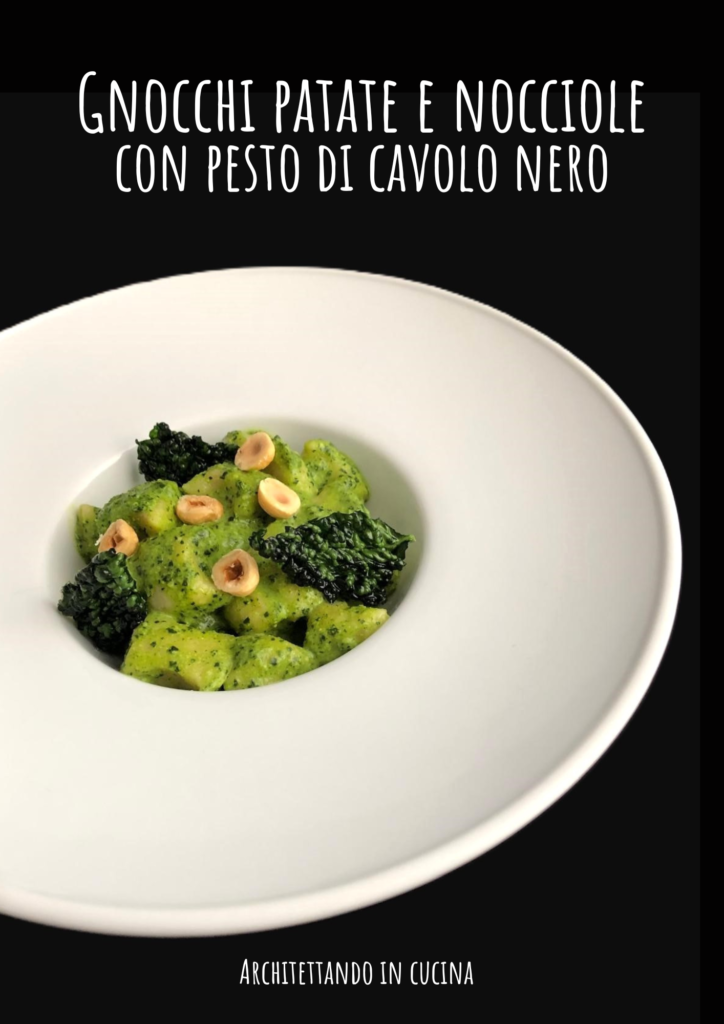 Gnocchi di patate e nocciole con il pesto di cavolo nero